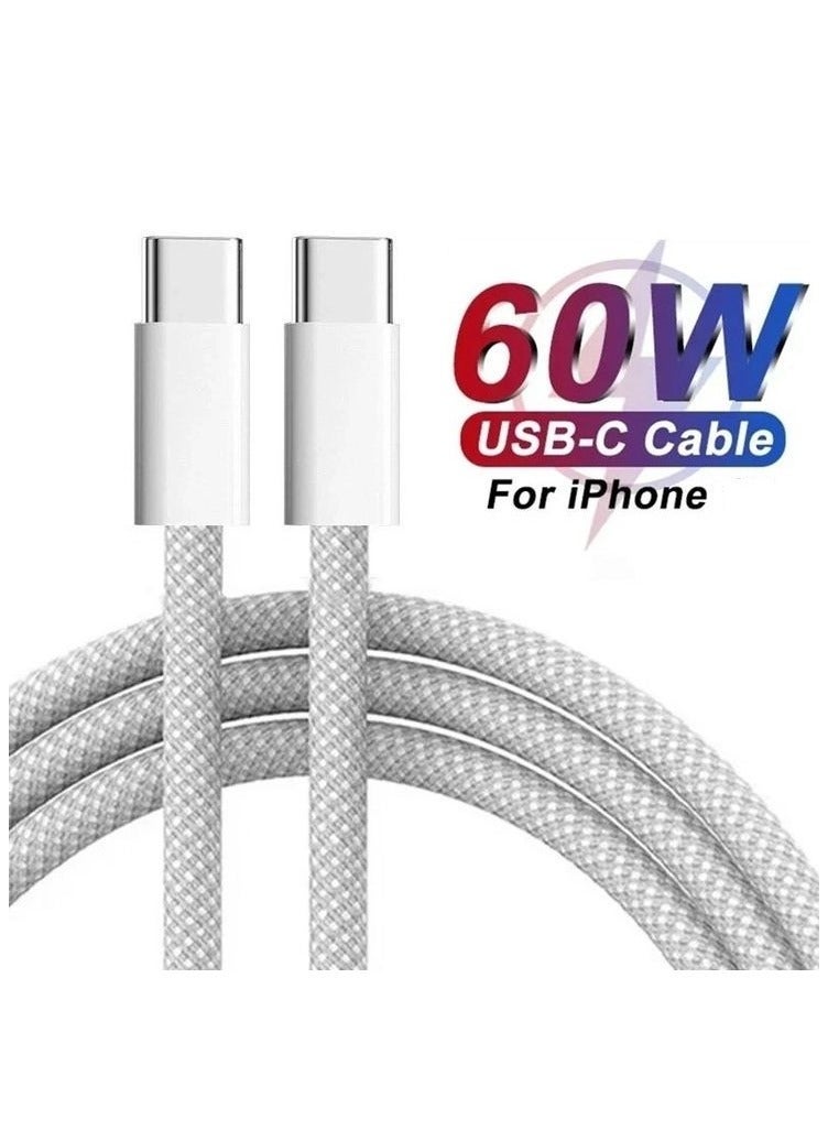 USB-C to USB-C cable Type-C fast charger  60W - Image 3