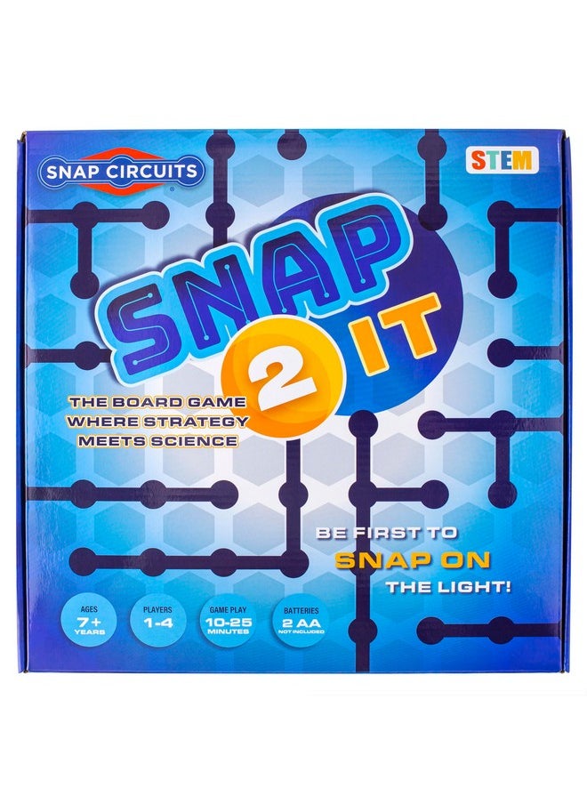 Snap Circuits Snap Circuits SNAP 2 IT® Board Game - Family Game Night, Games, Kids Game, SNAP CIRCUITS® STEM Board Game, Game for Kids 7 and up.  - Image 1