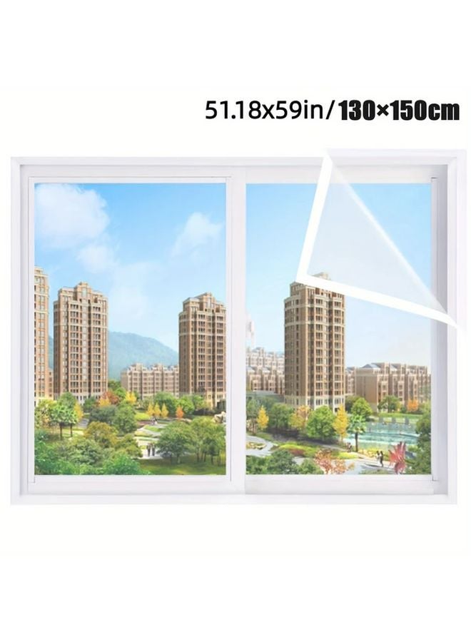 Window Insulation Film Kit 59.06x70.87 Inch Scratch Resistant Waterproof Dustproof Heat Retention - Image 5