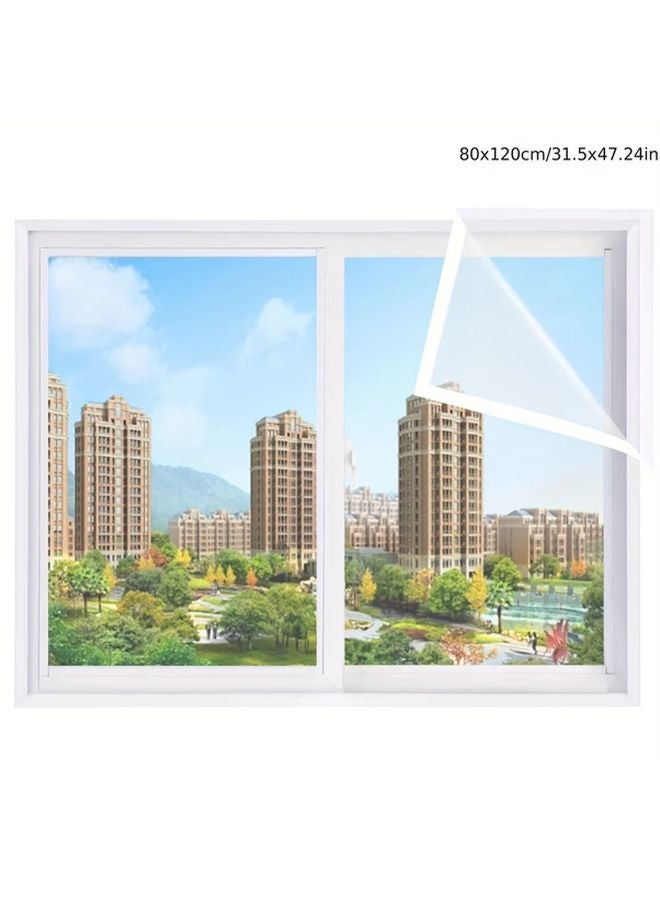 Window Insulation Film Kit 59.06x70.87 Inch Scratch Resistant Waterproof Dustproof Heat Retention - Image 3