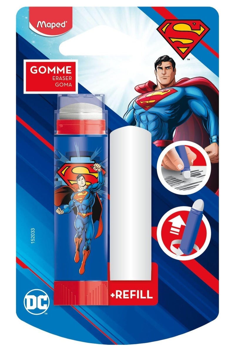 Maped Eraser + Superman Refill - Image 1