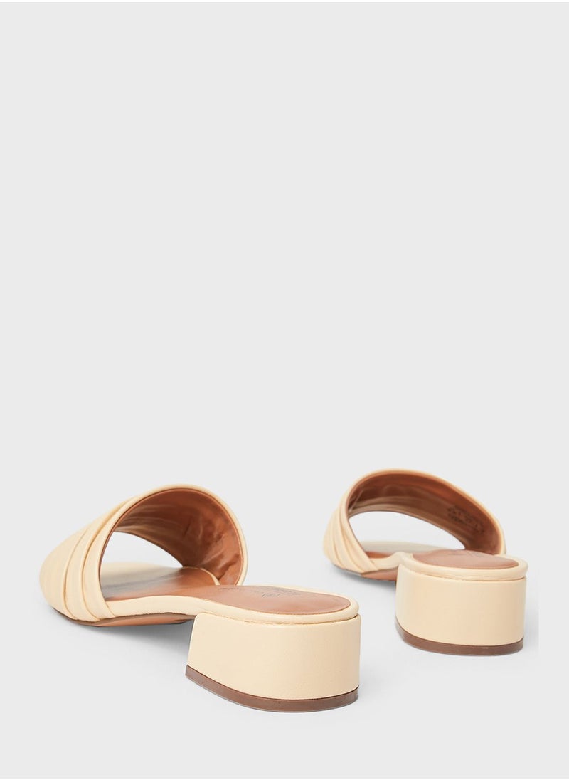 CALL IT SPRING - Drizza Block Heel Sandals - Image 1