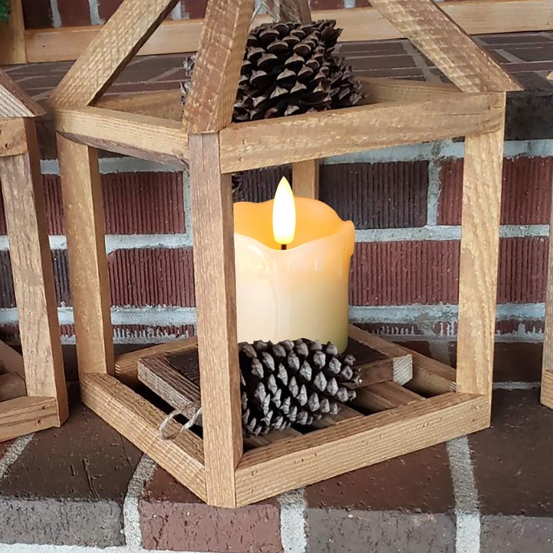 Homemory Flameless Votive Candles with Timer, 2" x 2" Real Wax, Set of 6 - Image 5
