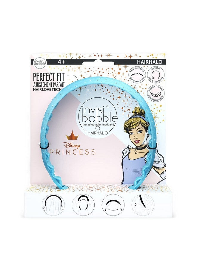 invisibobble Hairhalo The Adjustable Headband Disney Princess Cinderella Hairbands Made For Everyone Individually Adapted To The Shape Of The Head And Worn All Day With No Pain Or Uncomfortable Pressure - Image 1