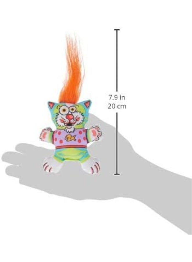 Petstages 745 Madcap Big Hair Kitty Cat Catnip Toss and Bat Plush Toy - Image 3