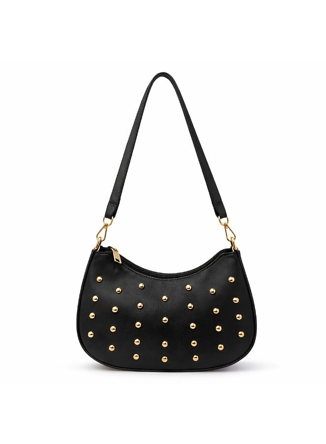 Small black women's shoulder bag - Image 2