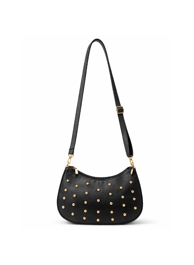 Small black women's shoulder bag - Image 4