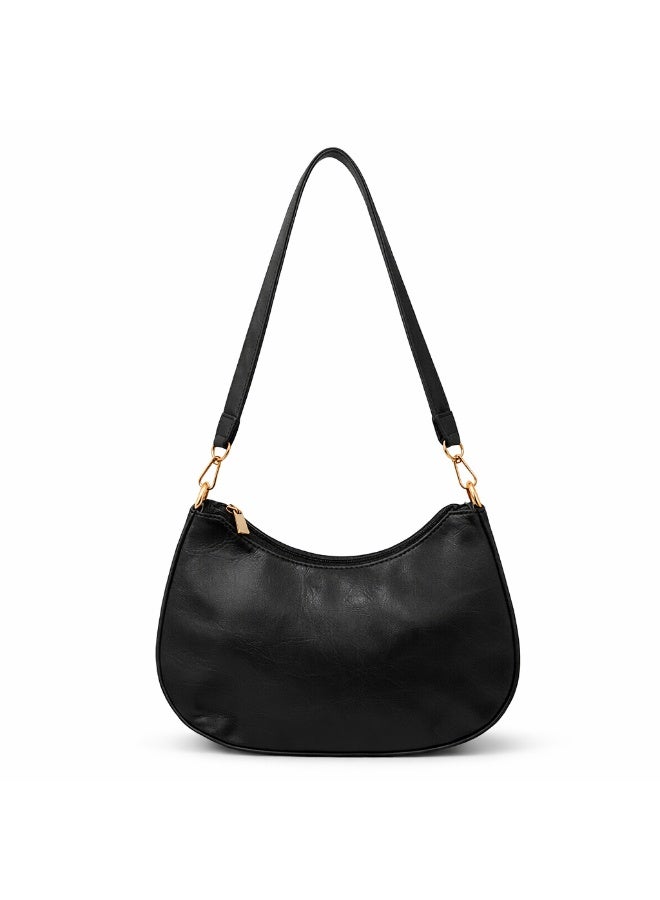 Small black women's shoulder bag - Image 3