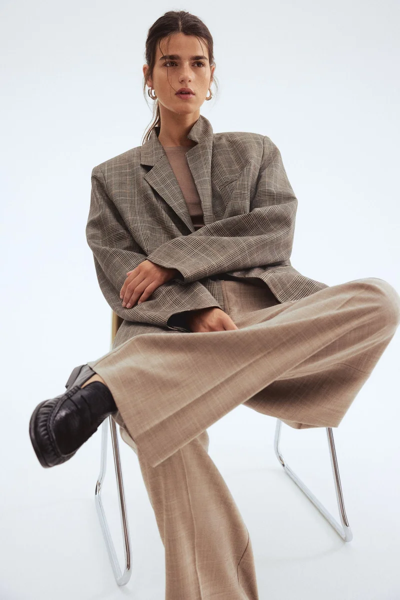 H&M Linen-blend blazer