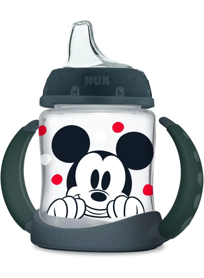 NUK كوب سبيلي نوك ديزني التعليمي، ميكي ماوس، 5 أونص، عبوة واحدة - Image 1