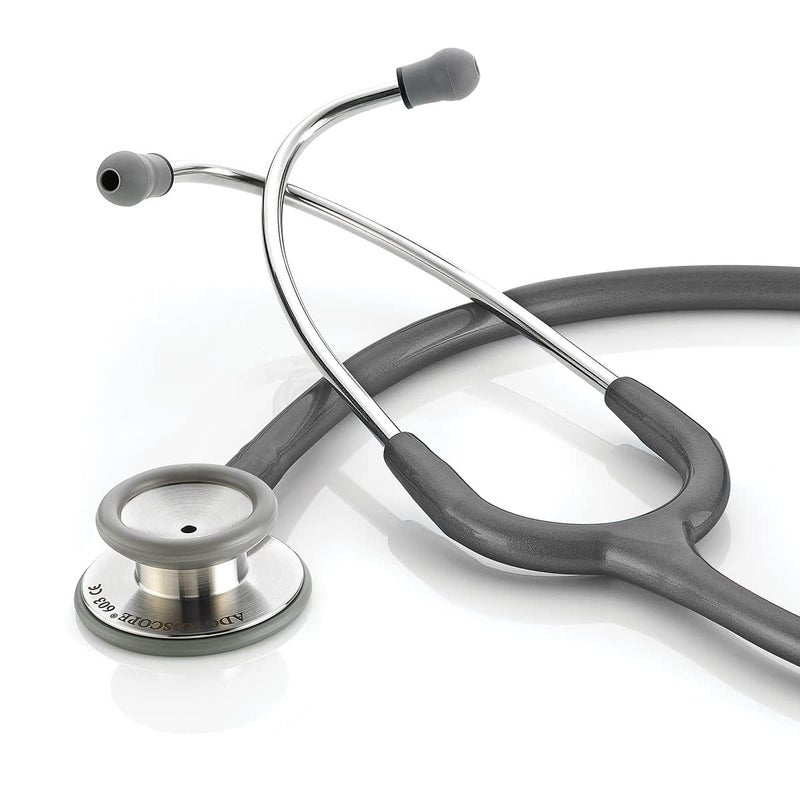 ADC - 603MG Adscope 603 Premium Stainless Steel Clinician Stethoscope with Tunable AFD Technology,, Metallic Gray - Image 2
