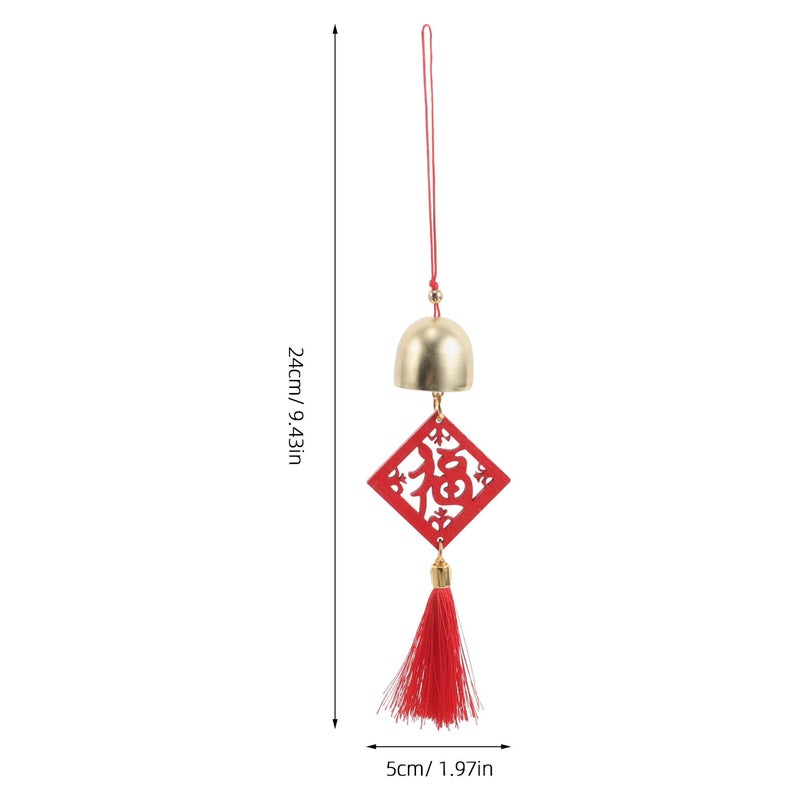 5 Pcs Wind Chimes with Blessing Plaques for Garden Patio Outdoor Decor Soothing Melodic Bells - Image 3