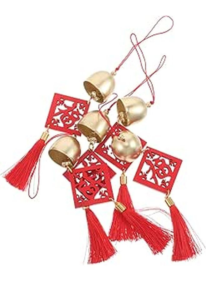 5 Pcs Wind Chimes with Blessing Plaques for Garden Patio Outdoor Decor Soothing Melodic Bells - Image 1