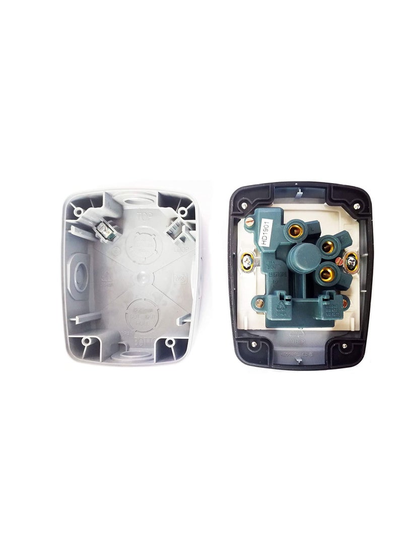 ام كي MK MASTERSEAL - 86893GRY - مقبس بتبديل 15 أمبير - Image 2