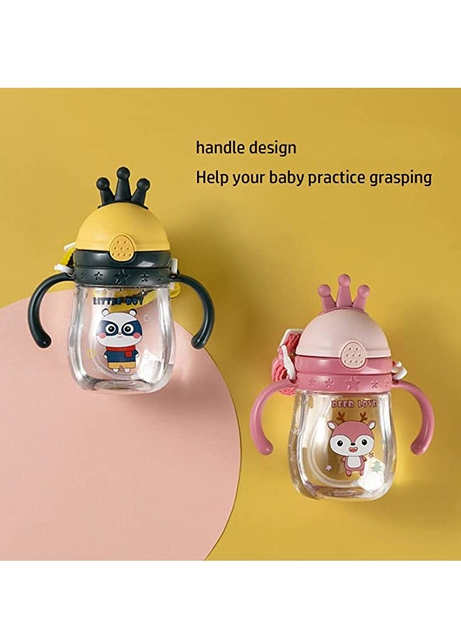 KASTWAVE Sippy Cup for Baby, Sippy Cup for Baby more than 6 months, Spill-Proof Sippy Cup, Toddler Cup with Straw and Handle, Anti-drop - Image 3