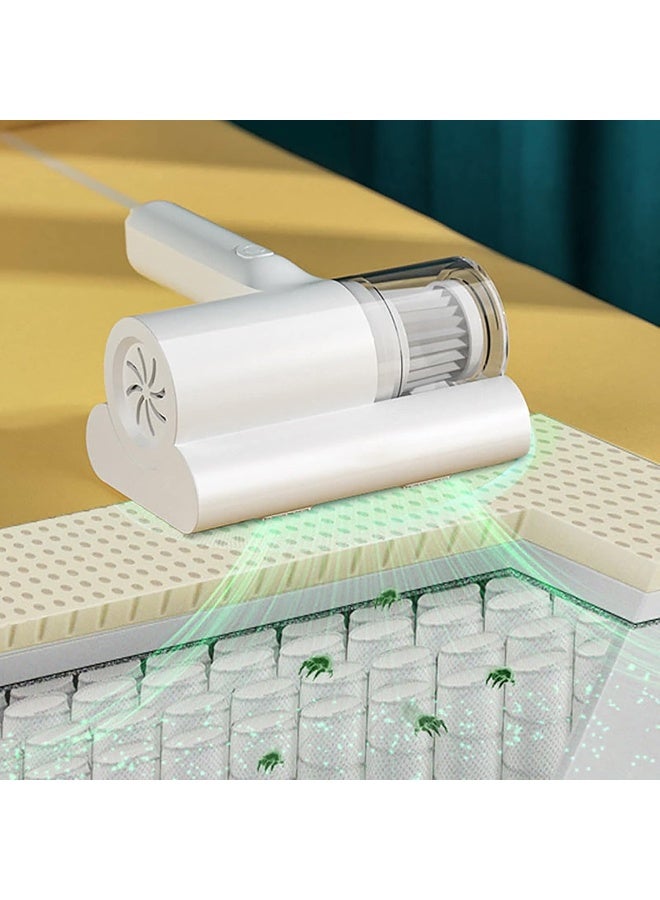 Mites Remover Dust Collector, Handheld Wireless UV Vacuum - 3800Pa/ 200ml Capacity, for Bed, Pillows, Cloth Sofas, and Carpets - Image 1