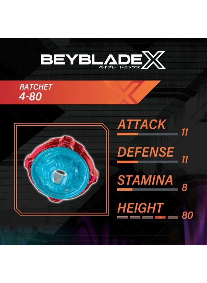 BEYBLADE BURST Beyblade X Steel Samurai 4-80T | Right Spinning Balance Type Top | Takara Tomy-designed Beyblade X | Gift for Beyblade Lovers and Kids - Image 3