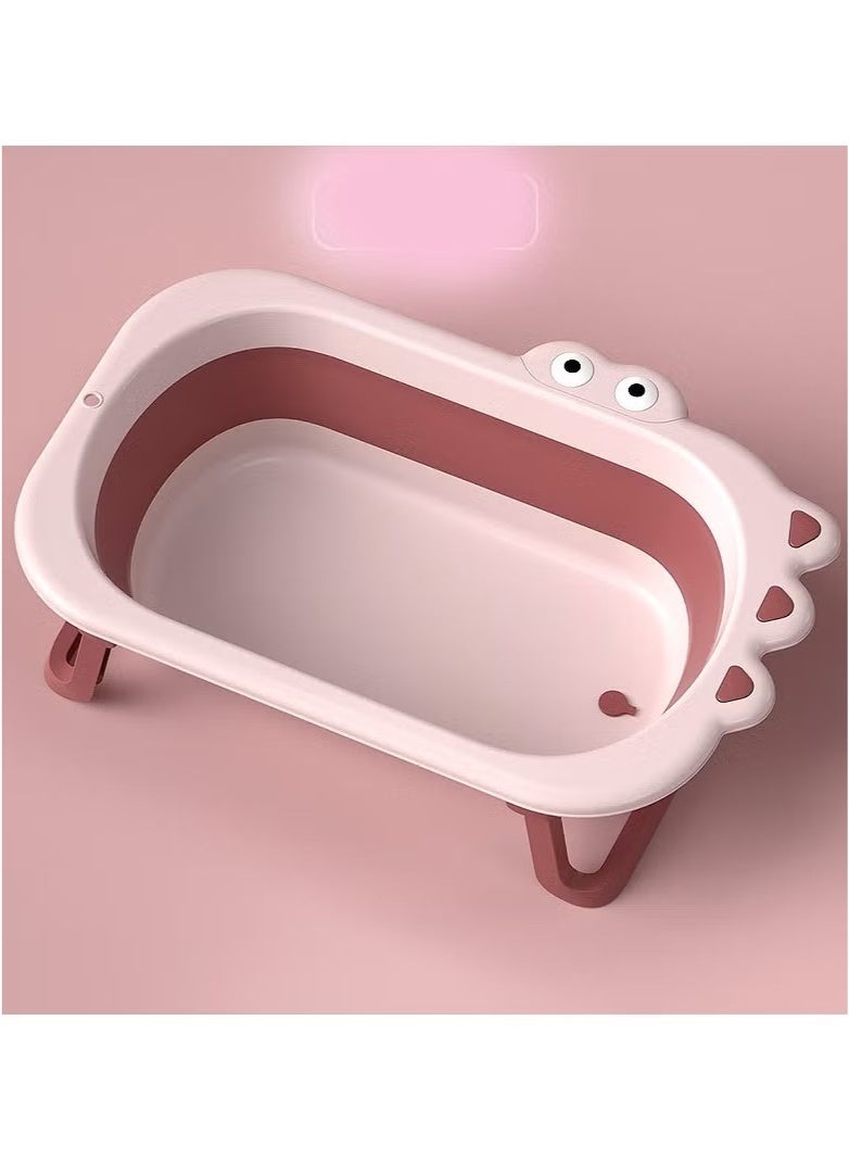 فول جوي حوض استحمام للأطفال قابل للطي على شكل تمساح مع مخرج لتصريف المياه,80*49*20 سم - Image 3