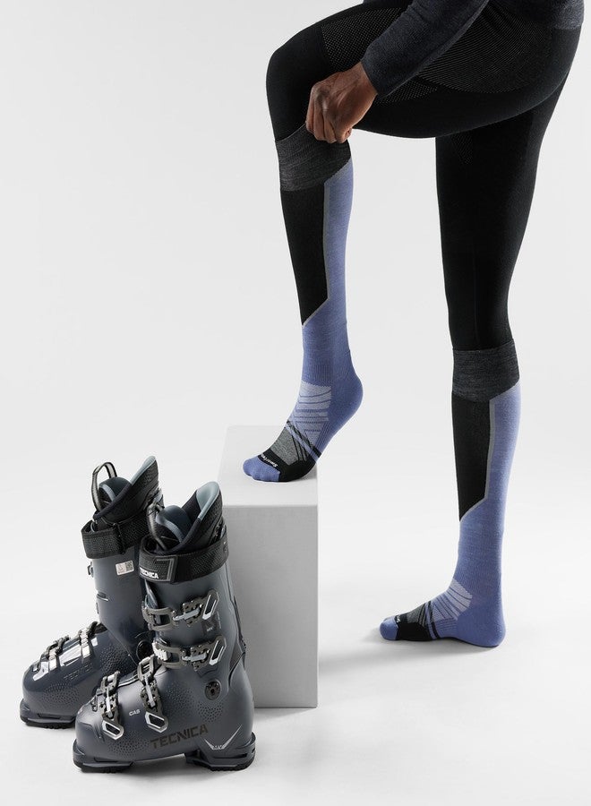 Smartwool, Men's, Ski Targeted Cushion Extra Stretch Over the Calf, Nightfall Blue, Large - Image 2