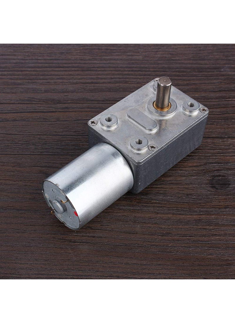 Jadeshay Jadeshay Worm Gear Motor Reversible High Torque Worm Geared Box Motor DC 12V20RPM Versatile Motor for Windows Doors and Miniature Winches  - Image 3