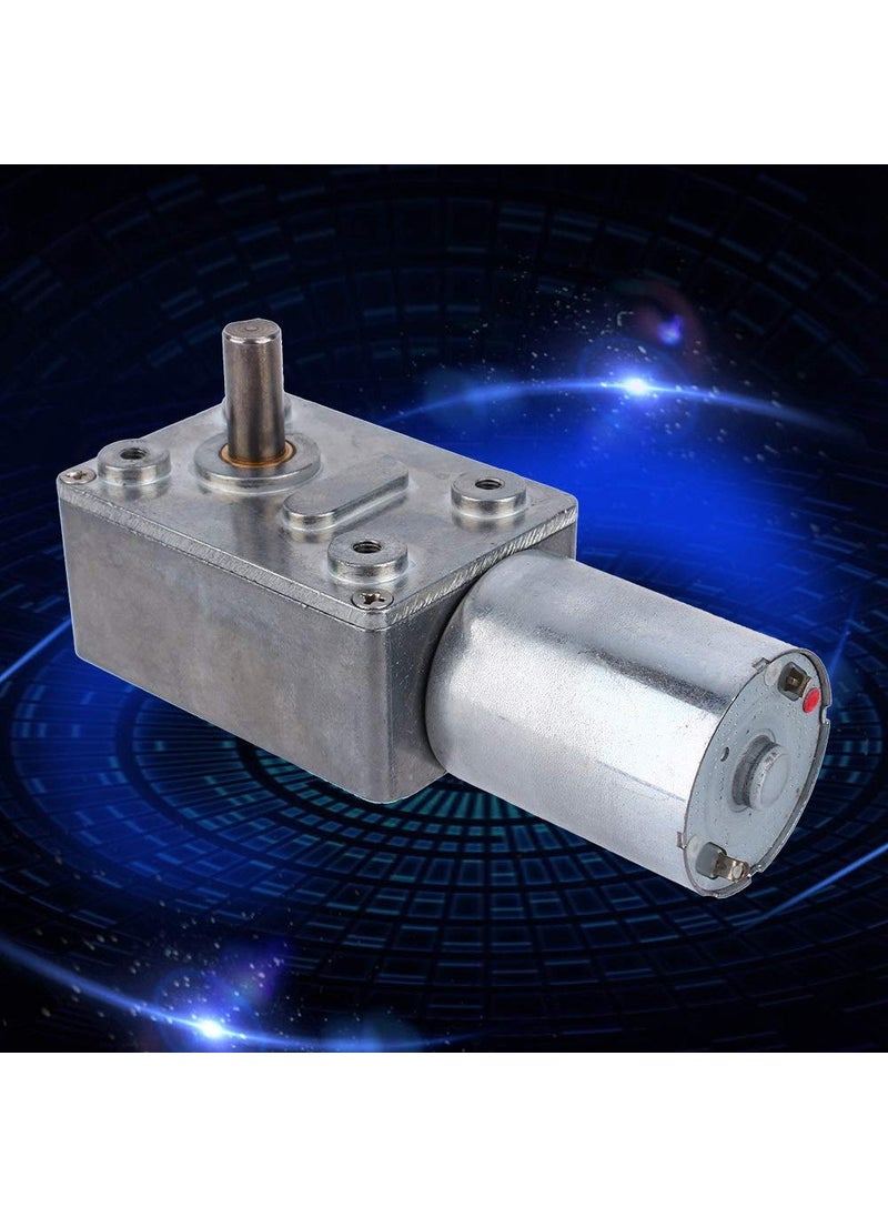 Jadeshay Jadeshay Worm Gear Motor Reversible High Torque Worm Geared Box Motor DC 12V20RPM Versatile Motor for Windows Doors and Miniature Winches  - Image 2