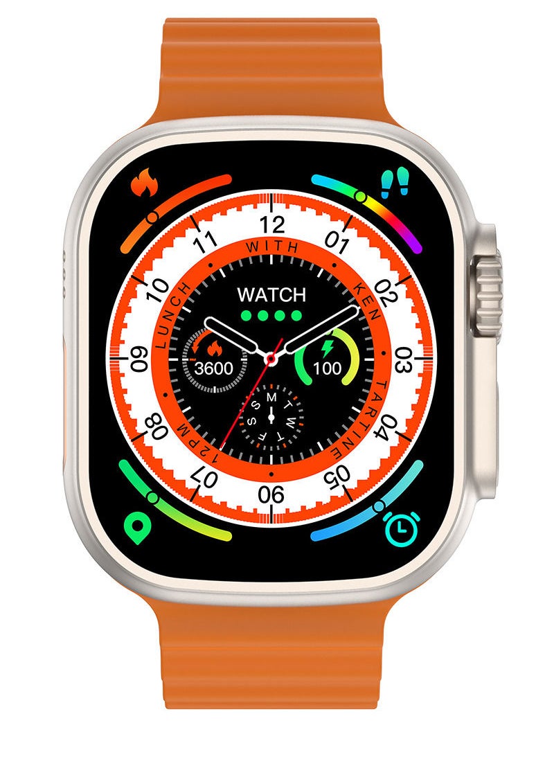 390mAh W68 Plus Ultra Watch 2.2inch Big Screen Waterproof Bluetooth Smart Watch