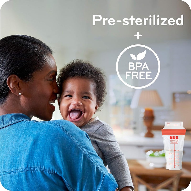 NUK Simply Natural Seal n Go Breast Milk Bags - Image 5