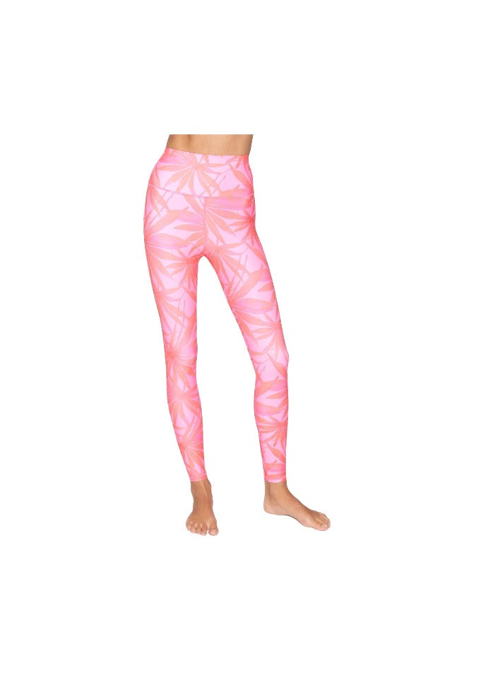spiritual gangster SG INTENT 7/8 HW LEGGING PINK GLOW PRINT  - Image 1