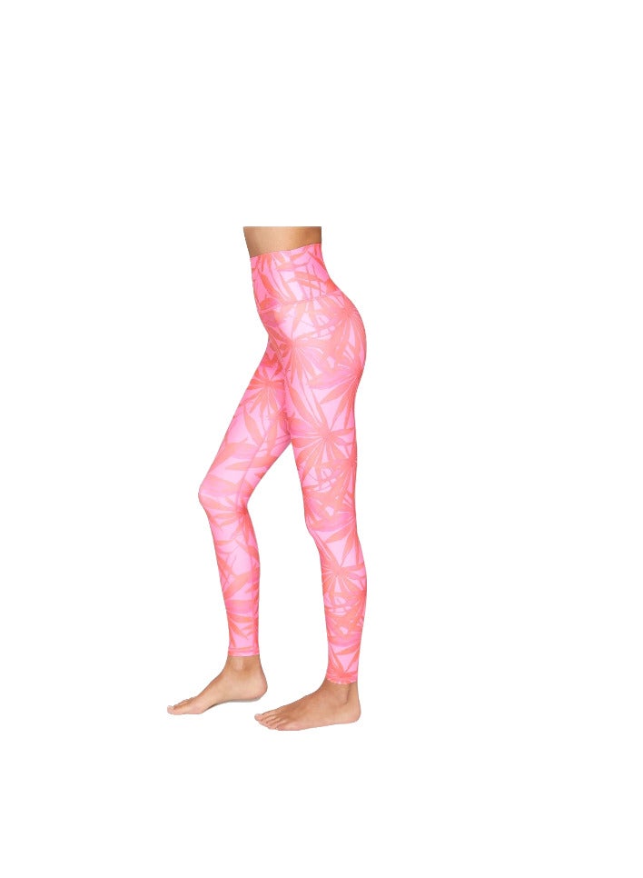 spiritual gangster SG INTENT 7/8 HW LEGGING PINK GLOW PRINT  - Image 2