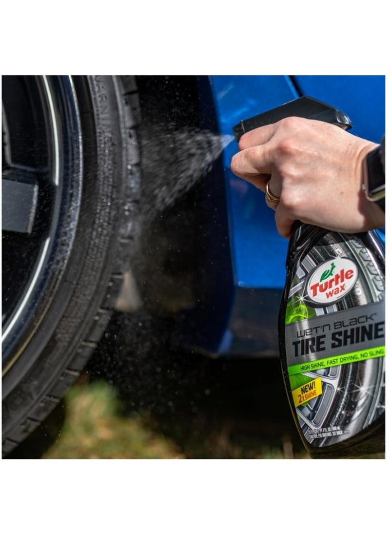 TurtleWax Wet'n Black Tire Shine  - Image 3