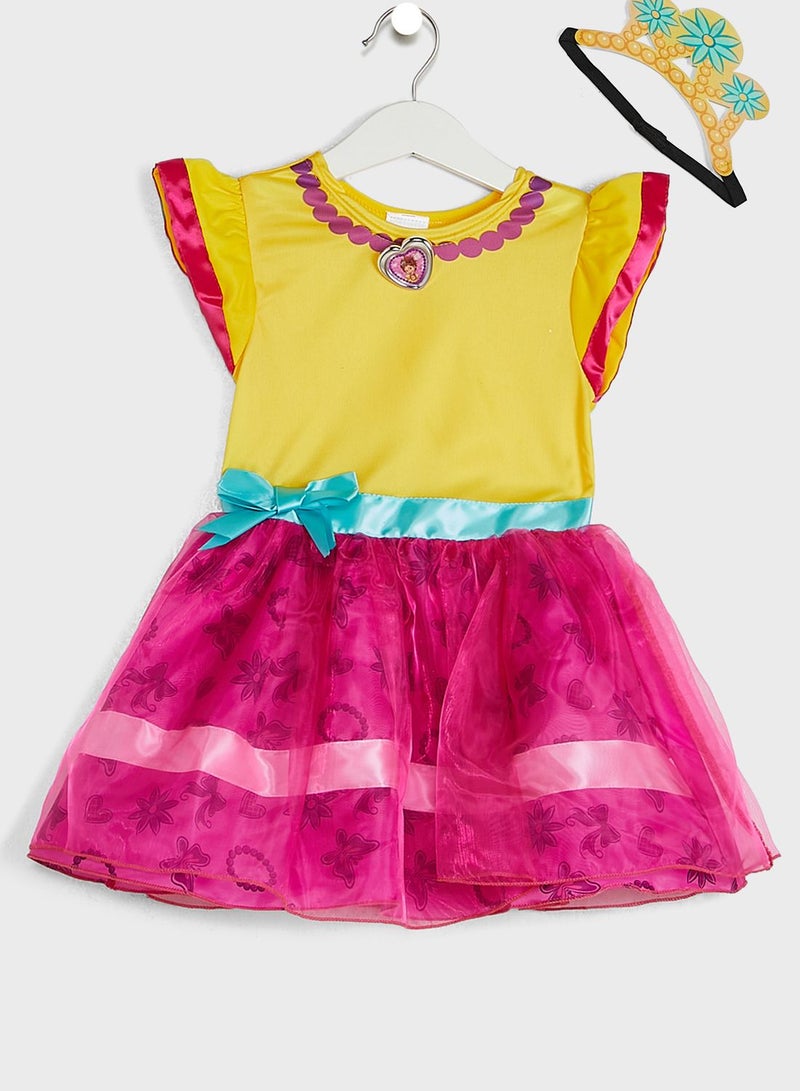 Rubies Costume Kids Fancy Nancy Tulle Dress - Image 1