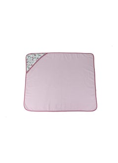 Cudlie Buttons & Stitches Baby Girl 3 Pack Rolled/Carded Hooded Towels In Butterfly Polka Print  - Image 5