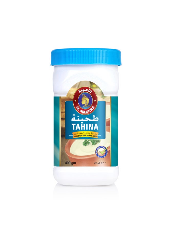 AL AMEERA Premium Tahina 400g Jar | 100% Pure Sesame Paste | Smooth & Creamy - Image 1