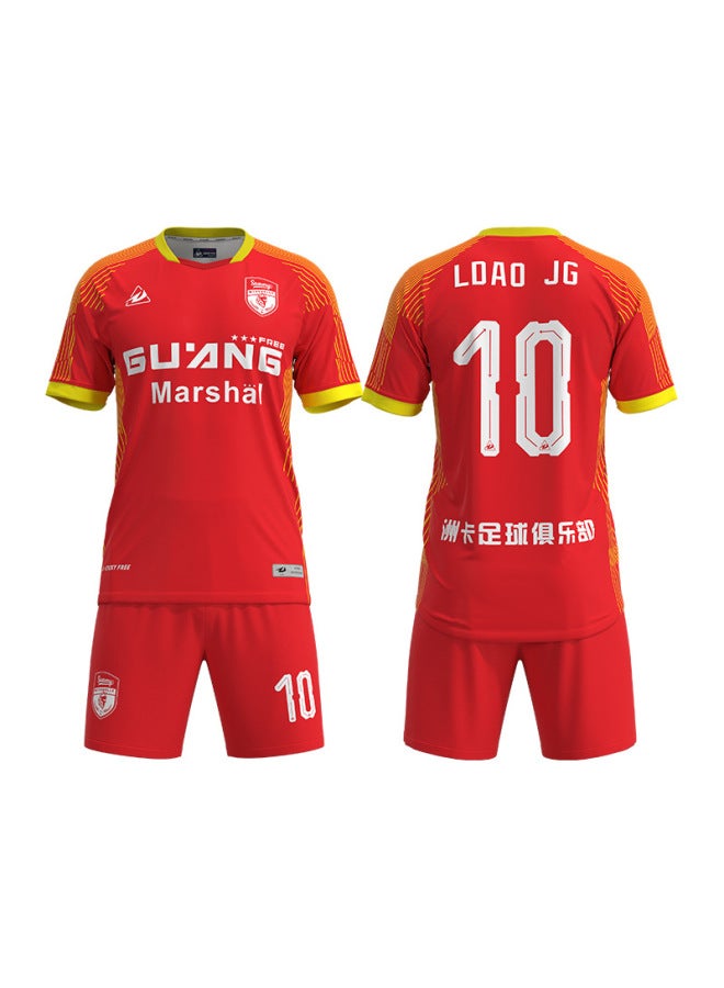 Sublimation Football Clothes Short-sleeved Suit Children's Quick-drying Long-sleeved Sports Training Shirt Team Clothes Football Clothes Customization