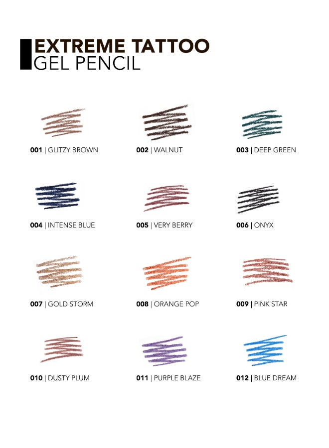 flormar Extreme Tattoo Gel Pencil 005 Very Berry - Image 3