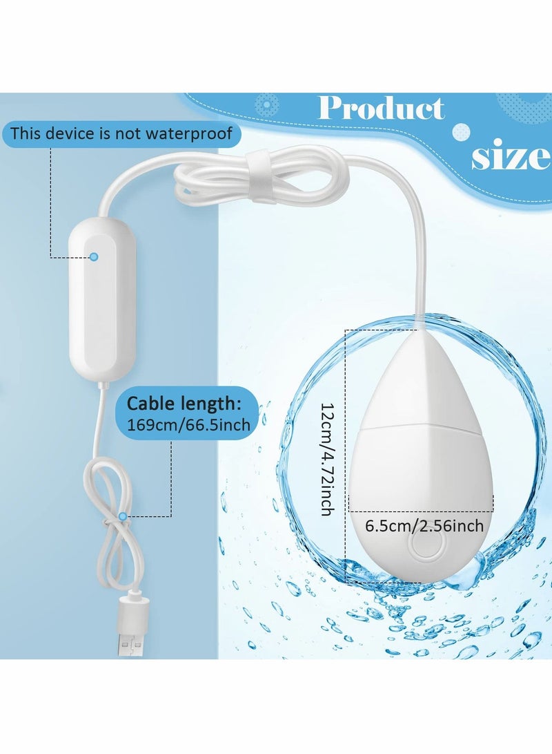Excefore Ultrasonic Washing Machine, Portable USB Automatic Washer, Small Ultrasonic Dishwasher, Laundry Vegetable Cleaning Supplies, Ultrasonic Bubble Cleaner for Fruit Clothes Laundry Travel - Image 4