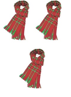 ماركة غير محددة كوفية حمراء للكريسماس 180*31سم 