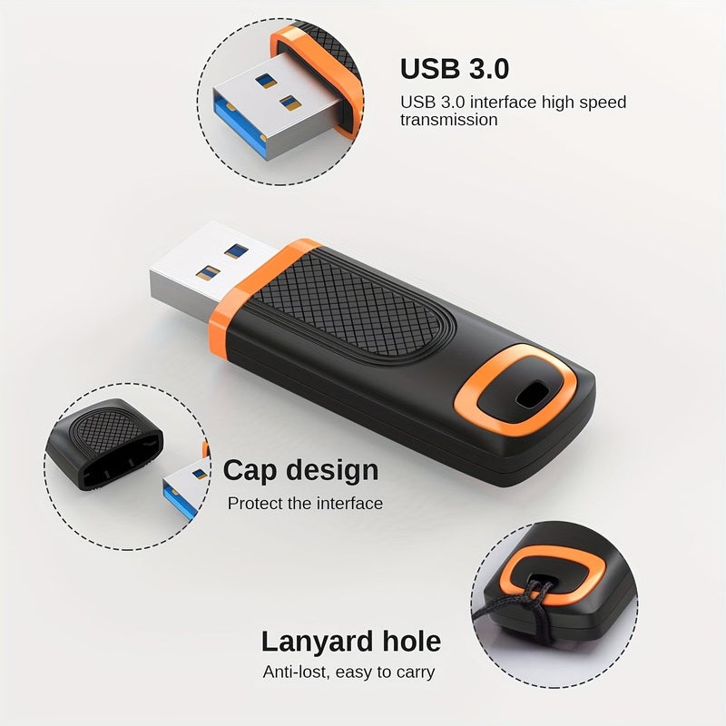 5 قطع فلاشة USB 3.0 سعة 16 جيجابايت، عصا ذاكرة عالية السرعة، محرك إبهام، محرك قفز، محرك قلم مع مؤشر LED للحاسوب المحمول، تخزين كبير السعة - Image 4
