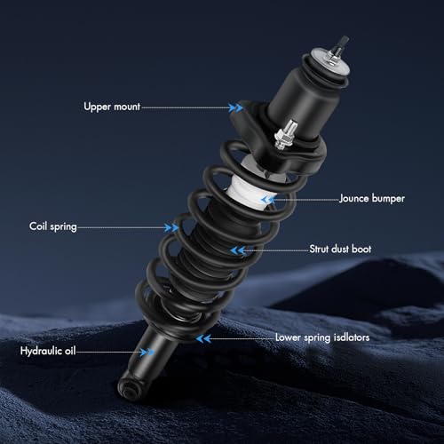 ASAPE Rear Complete Struts Assembly w/Coil Spring Shock Absorber Fit for 2007-2016 for Jeep Patriot 2007-2016 for Jeep Compass 2007-2012 for Dodge Caliber Replace OE 172401 (Set of 2) - Image 3