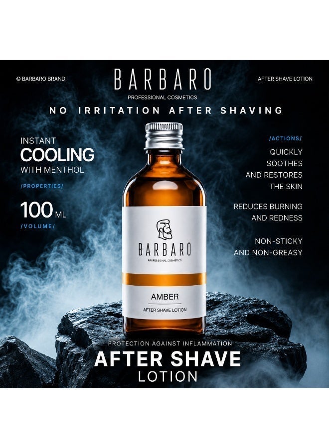 BARBARO After shave lotion amber, 100 ml - Image 2