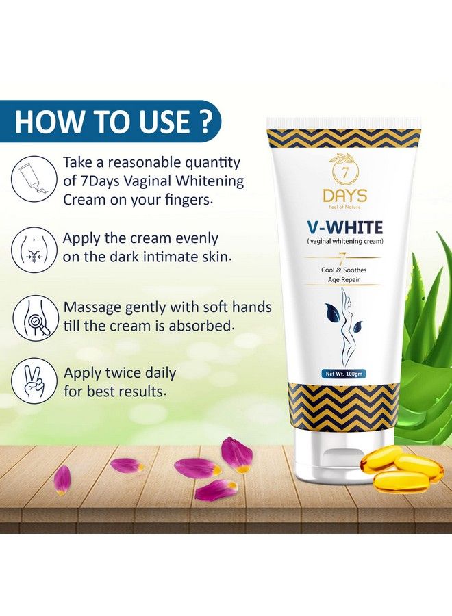 7 Days Women Vwhitening Cream For Sensitive Skin Lightening & Whitening Cream 100G - Image 4