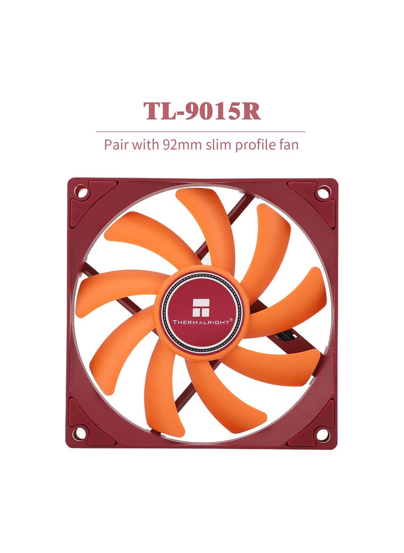 Thermalright Thermalright AXP90-X47 Full Cooper Low Profile CPU Cooler, with 92mm TL-9015R Slim PWM Fan ITX CPU Cooler, AGHP Technology, 47mm Height,for AMD AM4 AM5/Intel 1700/1150/1151/1200(AXP90 X47 Full)  - Image 5