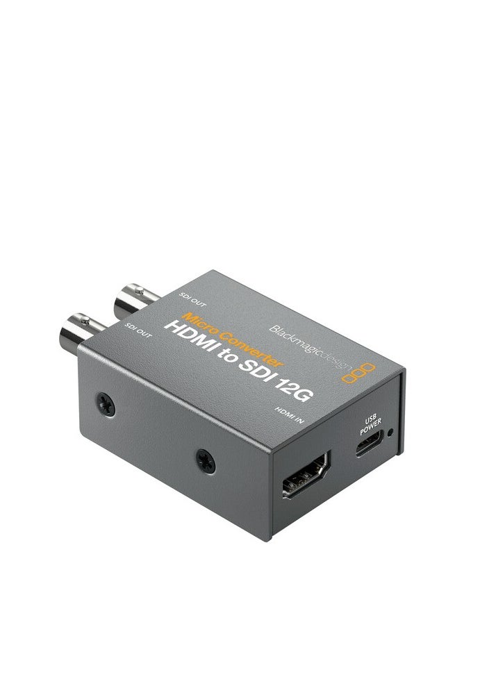 Blackmagic Design - Blackmagic Design Micro Converter - HDMI to SDI 12G with PSU - Image 1