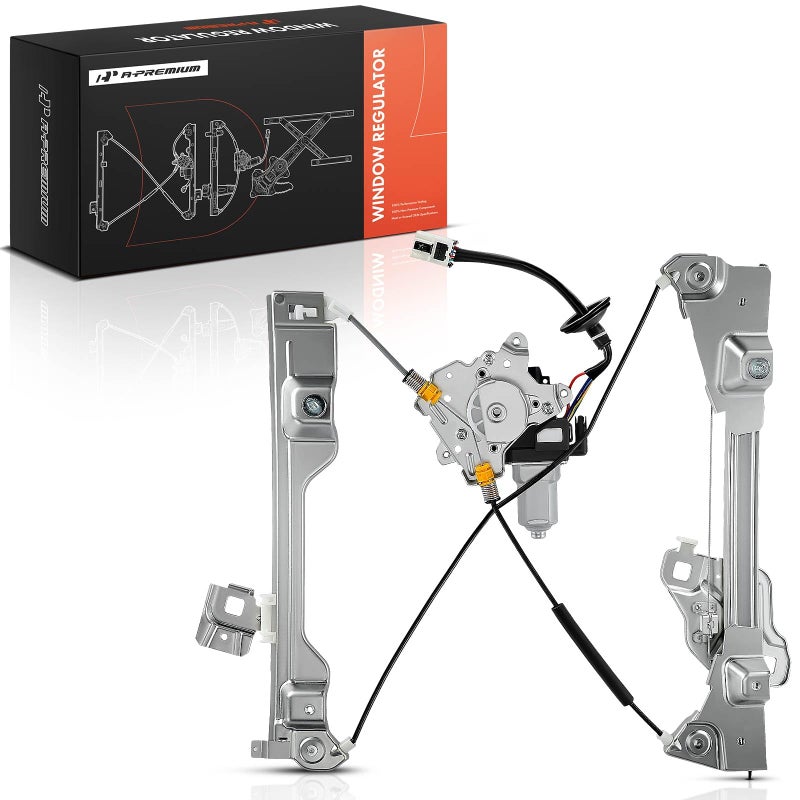 منظم نافذة كهربائي ممتاز مع محرك متوافق مع نيسان 350Z 2003-2009 جانب السائق الأمامي