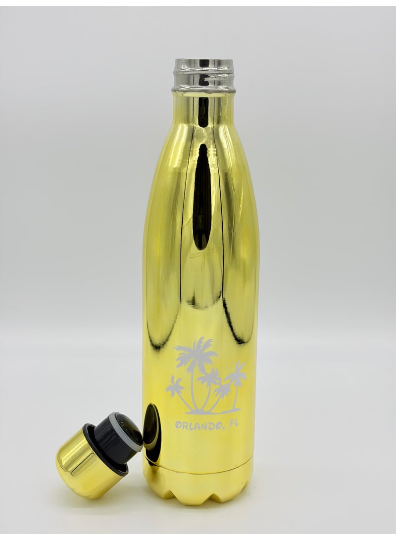 أو جي إس زجاجة مياه استانلس ستيل عازلة للبرودة 24 ساعة والحرارة 12 ساعة - أنيقة، محكمة الإغلاق 750مل - Image 2