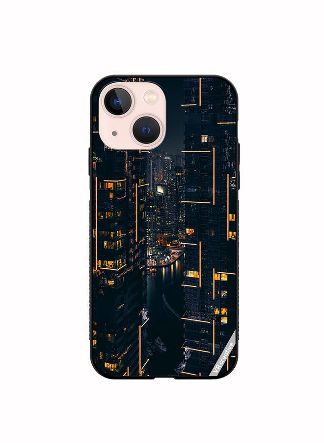 VR CREATIVE Protective Case Cover For Apple iPhone 14 Plus Building View Design Multicolour - Image 1