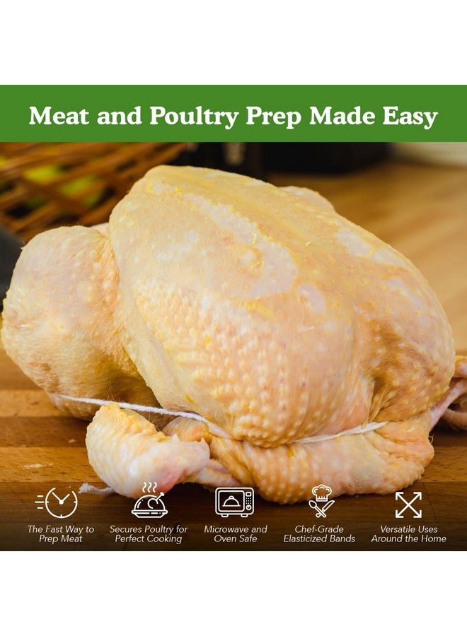 ريجنسي رابس أشرطة الربط، أشرطة مطاطية قطنية مقاس 7 بوصات، عبوة من 200 قطعة، لصنع دجاج مشوي، تحميص الديك الرومي، تشكيل المشويات، ربط الخضروات للبخار - Image 3