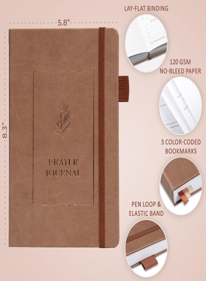 Legend Planner Legend Prayer Journal for Women & Men - Daily Devotional Notebook - Bible Study Supplies & Accessories - Faith Based Gifts - Religious Planner & Spiritual Gods Book, 5.8 x 8.3" (Dark Terracotta) - Image 2