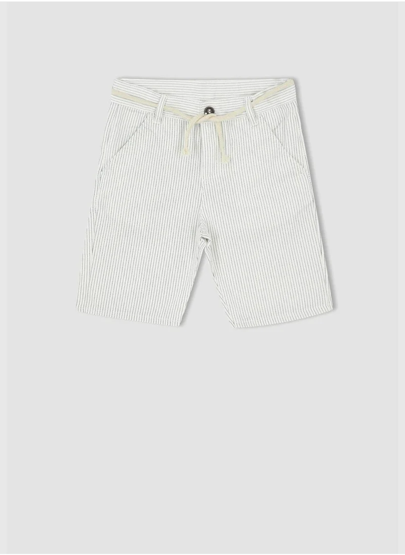 ديفاكتو Regular Fit Midi Bermuda Short