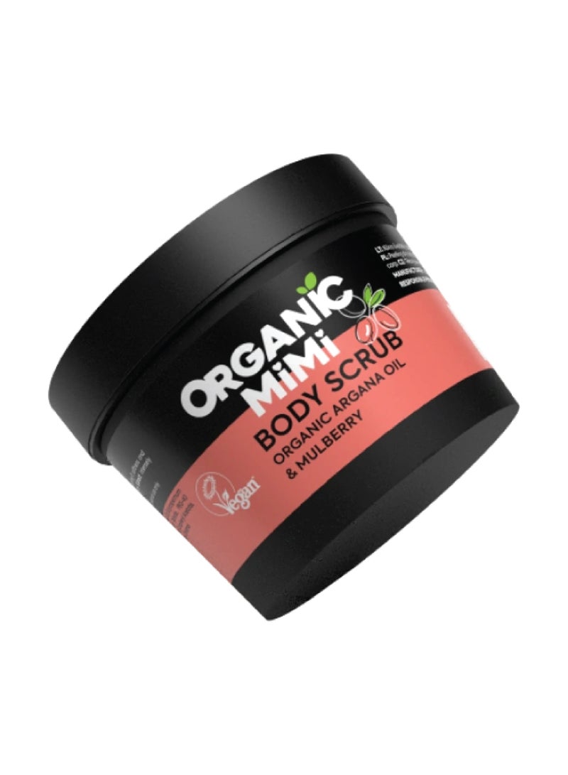 Organic Mimi Argana & Mulberry Body Scrub 120g - Image 2